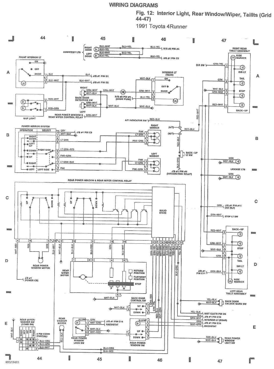 Wiring diagram toyota. 1998 Toyota 4runner wiring diagram 2000 Toyota. Toyota Runner 1995 wiring diagrams at. Toyota 4runner схемы сборки. Toyota Corolla 5 Power Windows wiring diagram.